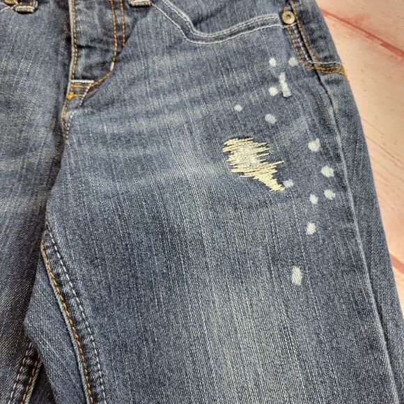 Justice distressed jeans 10 slim - Picture 5 of 7